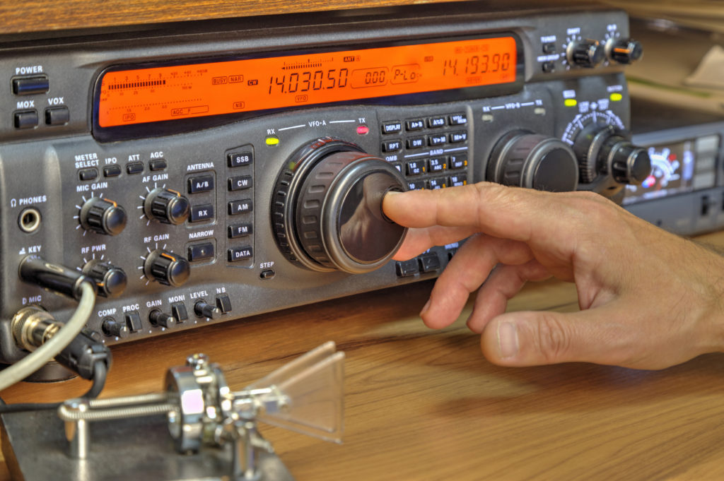 Modern high frequency radio amateur transceiver HF Amateur Two-Way Radiio